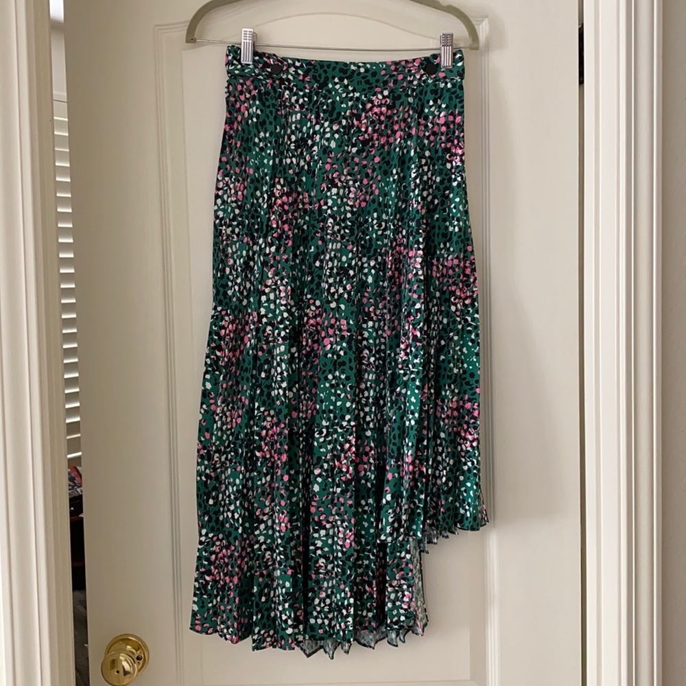 Topshop high low midi skirt